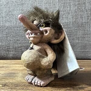 Nyform 4” Troll Handmade In Norway With Booklet